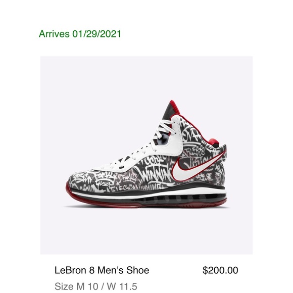 Lebron 8 Graffiti sz 10 - Picture 2 of 3